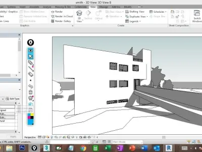 Smith Residence Revit model  3D model