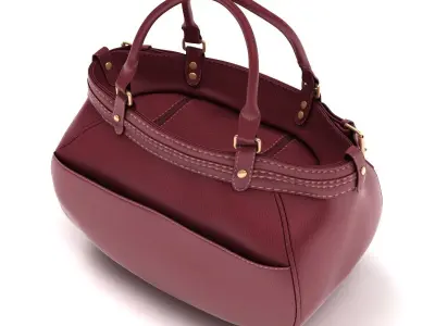 Ladies Hand Bag 03 Low-poly 3D model