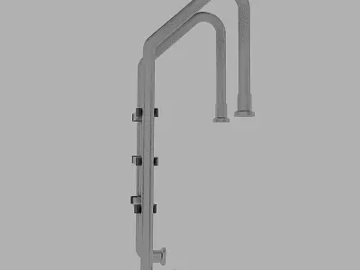 Swimming pool ladder 3D model