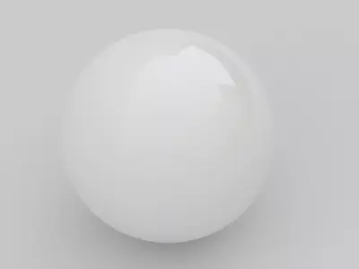 Pool Snooker Ball white 3D model
