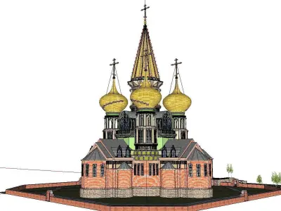 Architecture-Religion-God-Culture-Temple-065 3D model