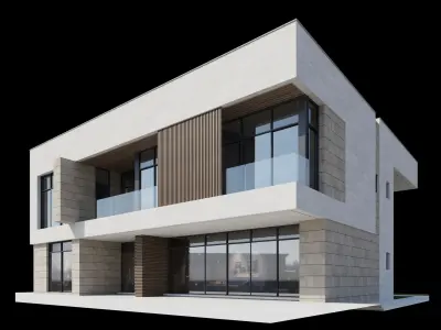 Modern Villa Design 027 3D model