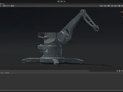 Robin-X Robot Low-poly 3D model