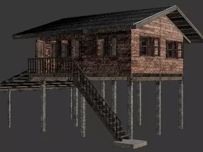 Thai House-Type 01 3D model