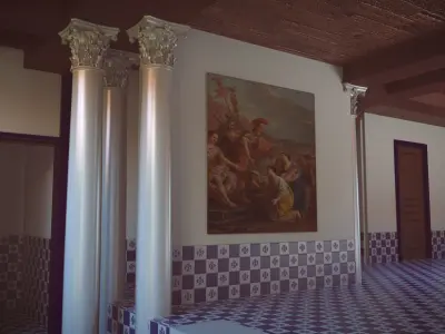 Simple pseudo Roman vila 3D model