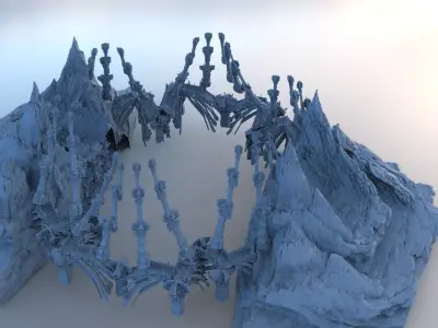 Ancient Crete Arena 3D model