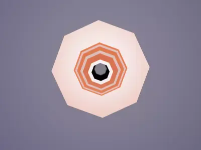 Low Poly Traffic Cone City Road and Construction Prop Free low-poly 3D model