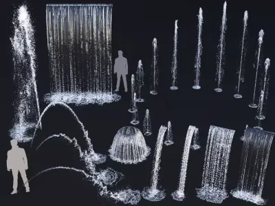 Water Collection 26 Models 3D model