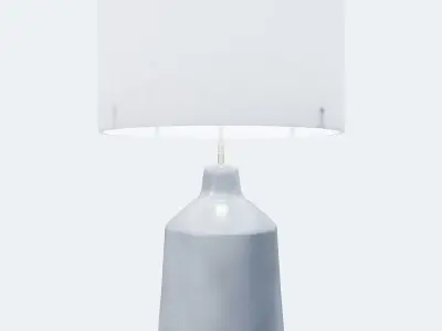 Modern Lamp Porcelain Body Corona Low-poly 3D model