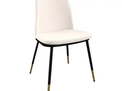 CHAIR LIONEL BEIGE 3D model