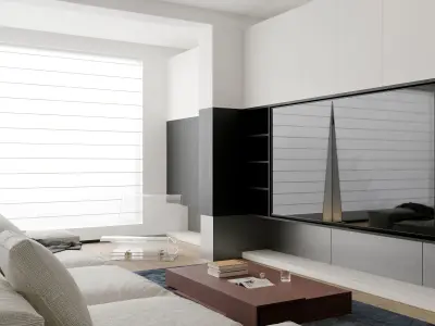 apartment interior scenes       3D model buy