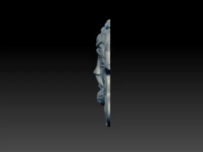 Jesus Pendant 3D print model