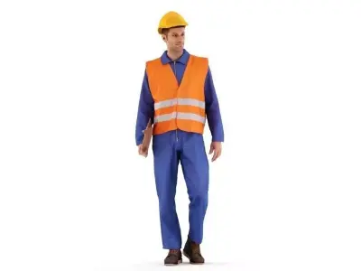 Eric posed 3 3D model