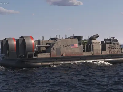  LCAC and US Army Trucks 