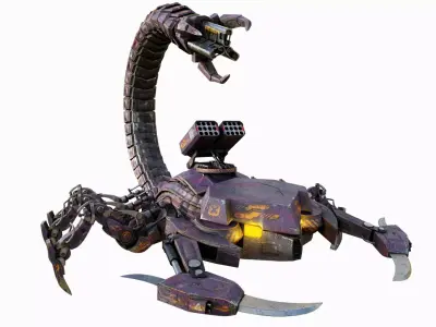 Akrab Dominion Low-poly 3D model