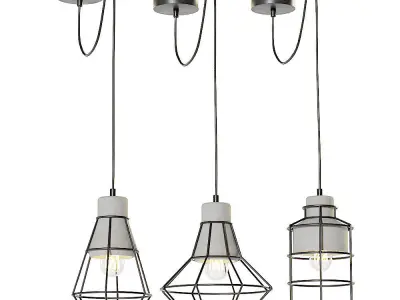 Maytoni Gosford hanging lamp set 3D model