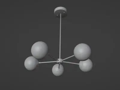 Kda-4008 Chandelier Lamps 3D model