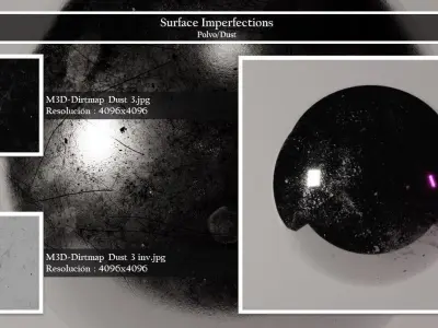 Misael 3D - Dust Dirtmaps 4k pack 1 Texture