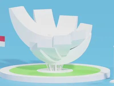 Art Science Museum of Singapore Marina Bay 3D model