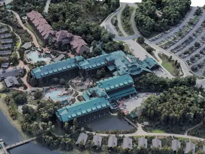 Disney Wilderness Lodge Orlando 3D model