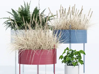 Pidestall planter 3D model