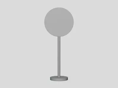 Traffic Sign - Geometry Only No Textures No Materials 3D model