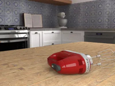 Kitchenaid Handmixer 3D model