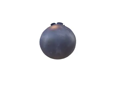 Blueberry v1 002 Low-poly 3D model