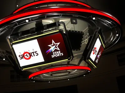 Scoreboard stadium led screen  3D model