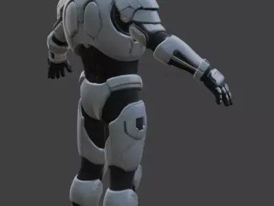 Astronaut Spacesuit 3D Model 3D model