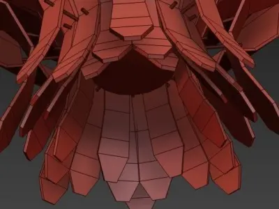 Onion Large Pendant 3D model