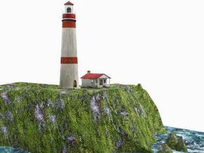 Lighthouse 3D model 16