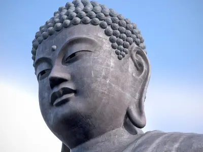 Ushiku Daibutsu Buddha Scan 3D Model