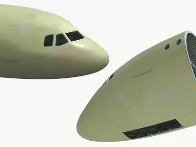  A320 Airbus Forward Cockpit Fuselage 