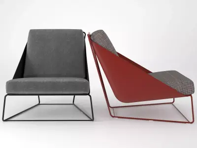 Alfie lounge chair 3D model