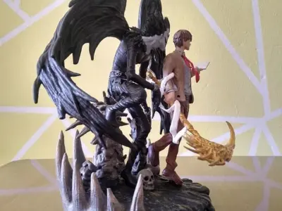 DEATH NOTE-DIORAMA  3D print model