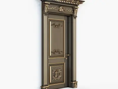 Classic door for cnc 3D model