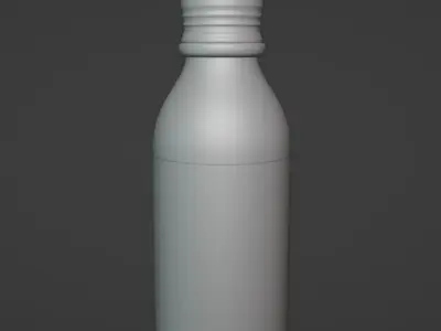 Medical Syrup Bottle Low-poly 3D model