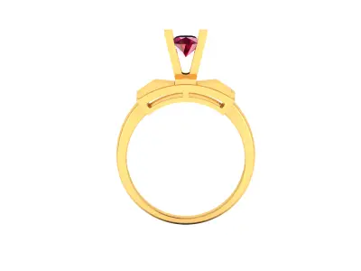 Women Ring  Render 3dm STL OBJ FBX Details 3D print model 175
