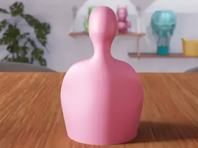 Tea Light Holder Woman - 313 3D print model