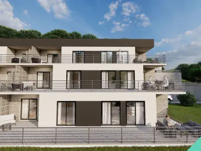 Residential Building 001 3D model purchase
