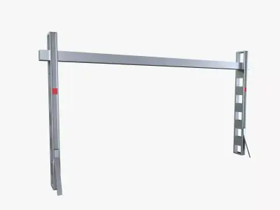 Height Barrier Low-poly 3D model