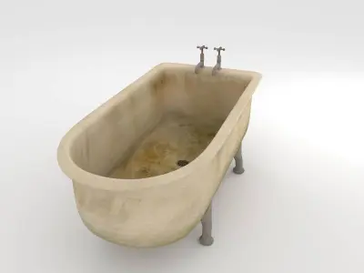 Dirty Bath 3D model