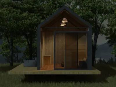 Nordic Barn Free 3D model
