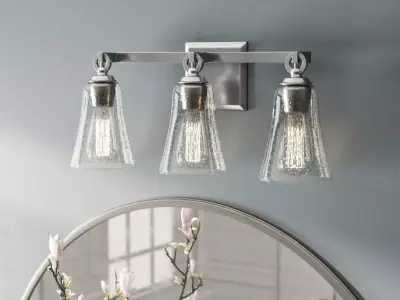 Lecompton 3 - Light Dimmable Vanity Light - 3 Colour Free 3D model