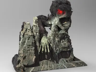 Monster castle Full design  3D model