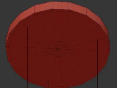 Rosa cluster 3D model