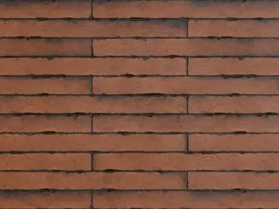 Dark Vertical Grain Rosewood PBR Seamless Texture