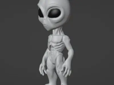 Alien Grey 3D print model