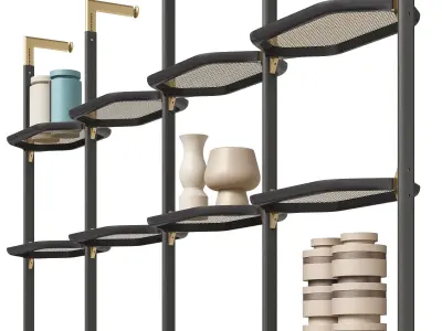 Baxter Libelle bookcase 3D model